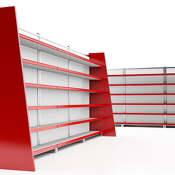 shelving in retail stores what comes first