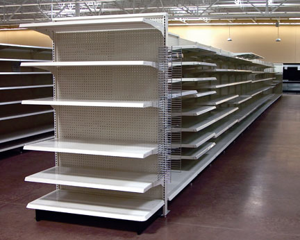 Gondola shelving deals used for sale